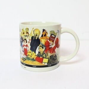 Brief History of Art mug coffee tea history print gift Philosophers Guild cup